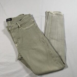 Hudson Jeans Womens‎ 28 Green Nico Super Skinny Mid Rise Stretch Casual Preppy